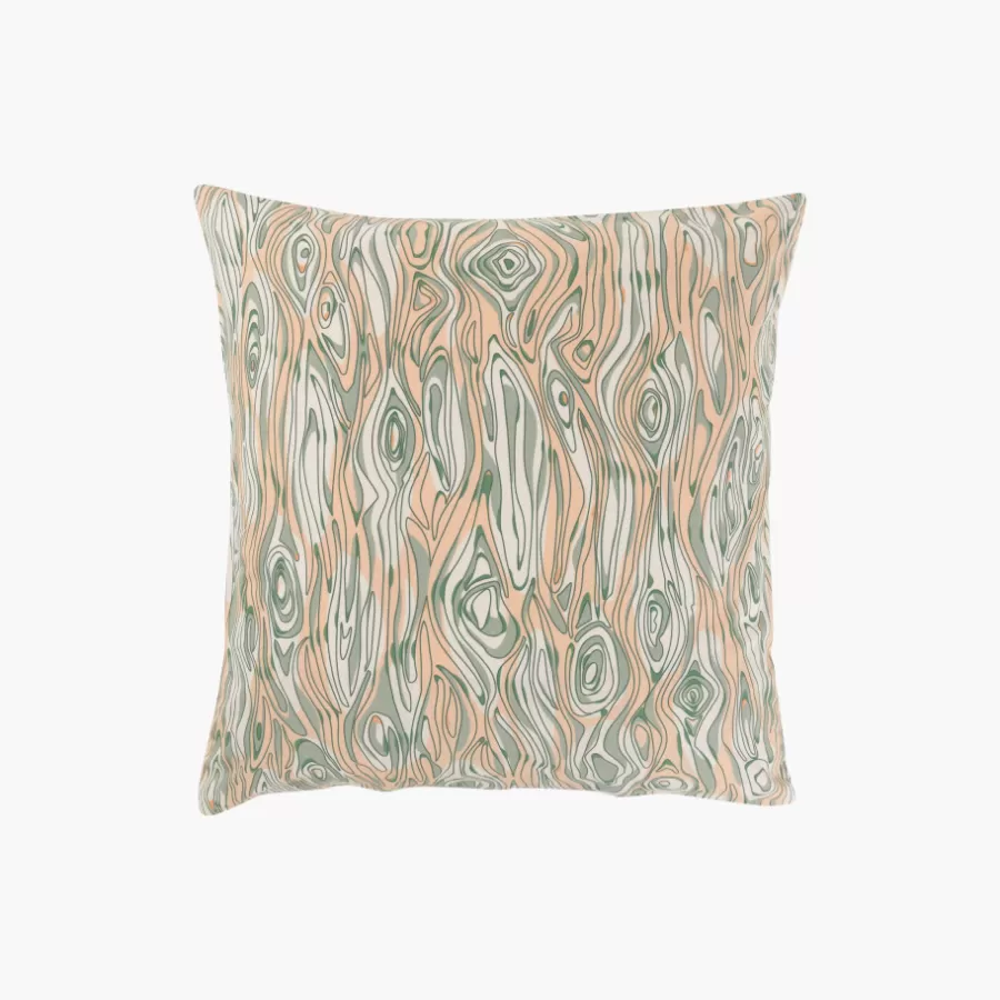 Carré Blanc Taies D’oreiller | Taie d'oreiller carrée réversible percale de coton lavée biologique Monarbre