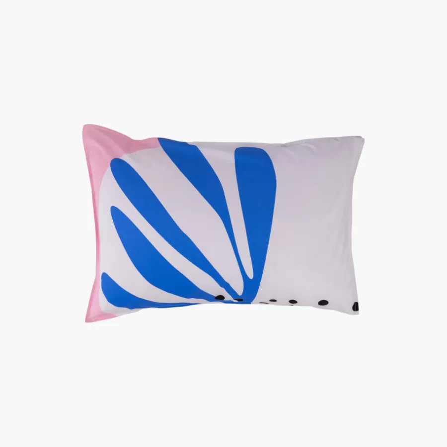 Carré Blanc Taies D’oreiller | Taie d'oreiller rectangulaire percale de coton imprimée abstrait Artsy