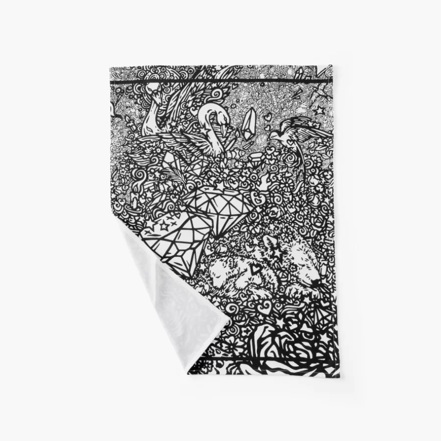 Carré Blanc Torchons & Essuie-mains | Coffrets Cadeaux | Torchon de cuisine coton Jakè x noir